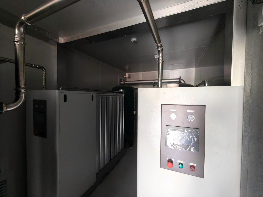 Medical oxygen plant in modular container Medical oxygen plant in modular container